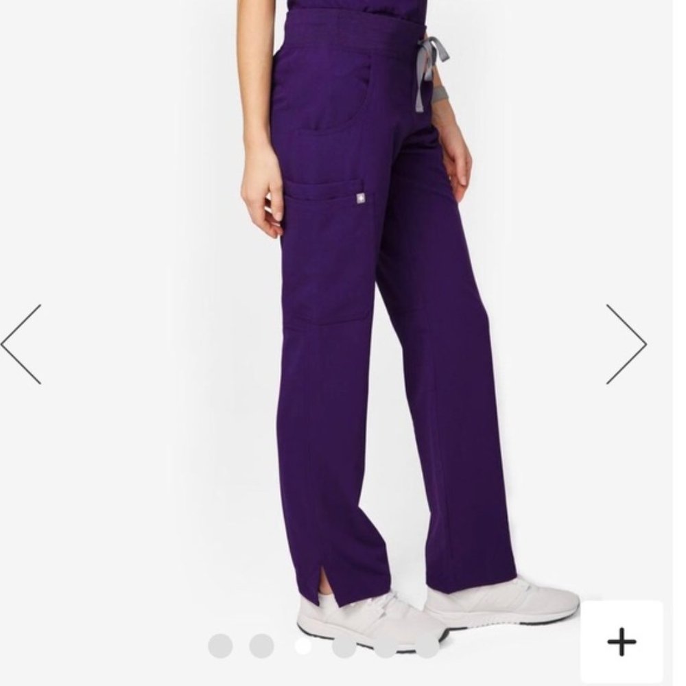 Purple Kade Scrub Bottoms